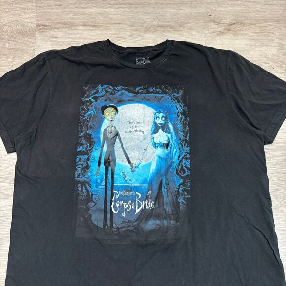 Corpse Bride Tim Burton Grave Misunderstanding Movie Poster Shirt Size 2XL - Picture 2 of 11